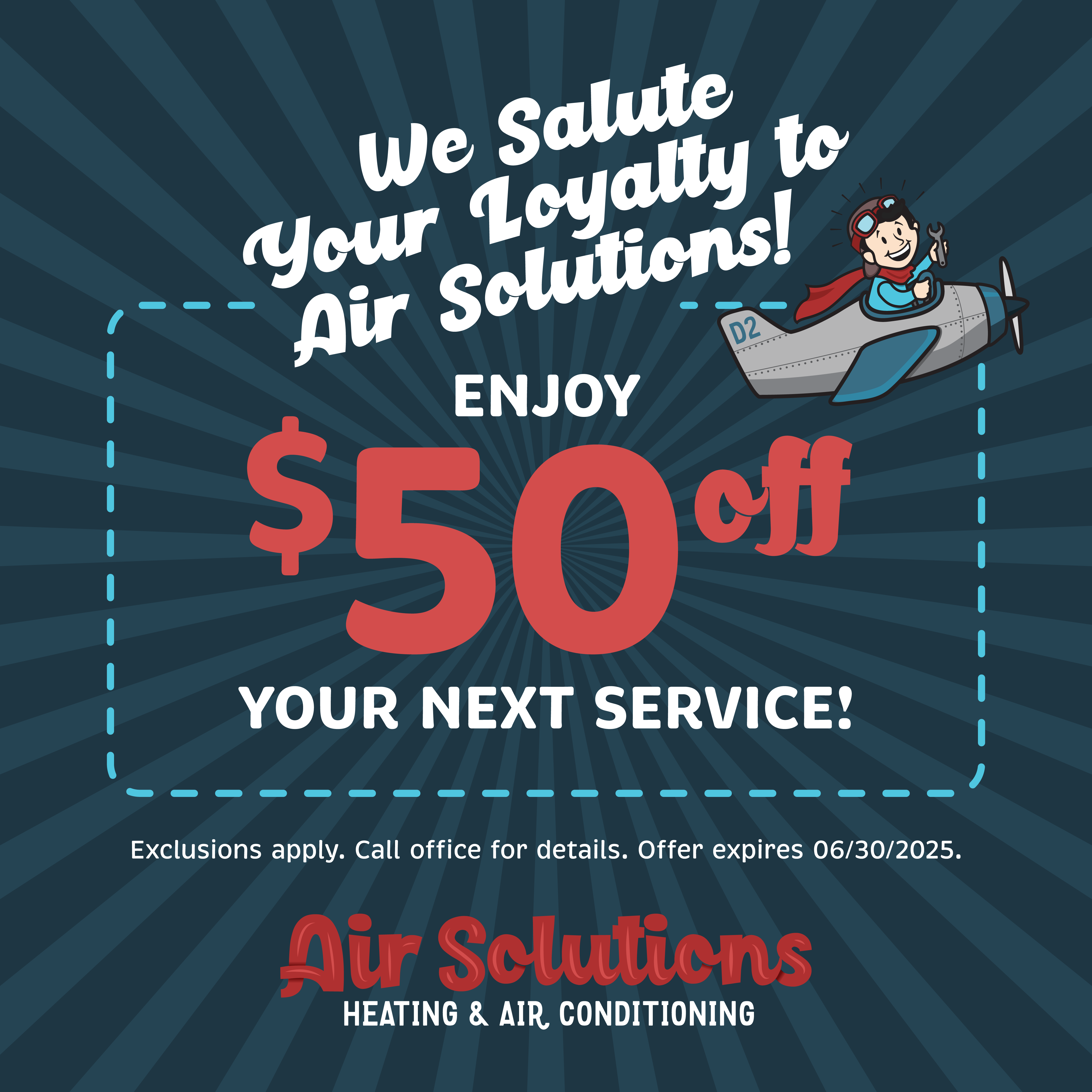 Spring 2025 coupons. Save with Air Solutions Heating & Air Conditioning, LLC services.